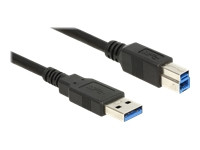 DELOCK Kabel USB 3.0 Typ-A Stecker > USB 3.0 Typ-B Stecker 3,0m schwarz