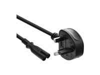 INLINE Netzkabel Netzstecker England auf Euro 8 Stecker C7 1,8m schwarz