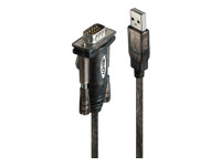 LINDY USB Seriell 9 Pin Konverter Lite, Bus powered