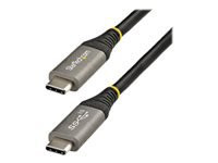 STARTECH.COM 2m USB-C Cable 5Gbit/s High Quality USB-C Cable USB 3.1/3.2 Gen 1 Type-C Cable 100W 5A PD DP Alt Mode
