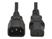 EATON TRIPPLITE Power cable IEC 60320 C14 to power IEC 60320 C13 250V 10 A 50cm Black Europe
