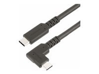 STARTECH.COM 2 m USB-C Kabel Gewinkelt 5Gbit/s USB C auf USB C Datenkabel/Monitor/Docking Station Kabel 4K 100W