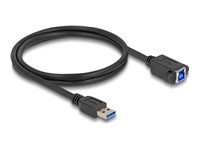DELOCK USB 5 Gbps Kabel USB Typ-A Stecker zu USB Typ-B Buchse zum Einbau 1m schwarz