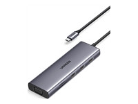 UGREEN CM498 10-in-1 USB-C Hub 1x 4K HDMI 1x RJ-45 1x USB-C PD 100W 1x 3.5mm Audio 3x USB-A 3.0 1x SD/TF 1x VGA 1080P