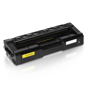 Conjunto compuesto por Cartucho de toner (alternativo) compatible a RICOH 407543 negro, 407544 cyan, 407545 magenta, 407546 amarillo - Ahorre 6%